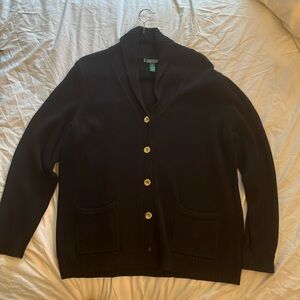 Lauren by Ralph Lauren Navy Cardigan
